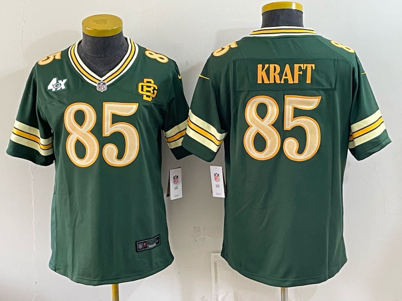 Youth Green Bay Packers #85 Kraft green Nike Game 2026 NFL Jersey 092405->youth nfl jersey->Youth Jersey